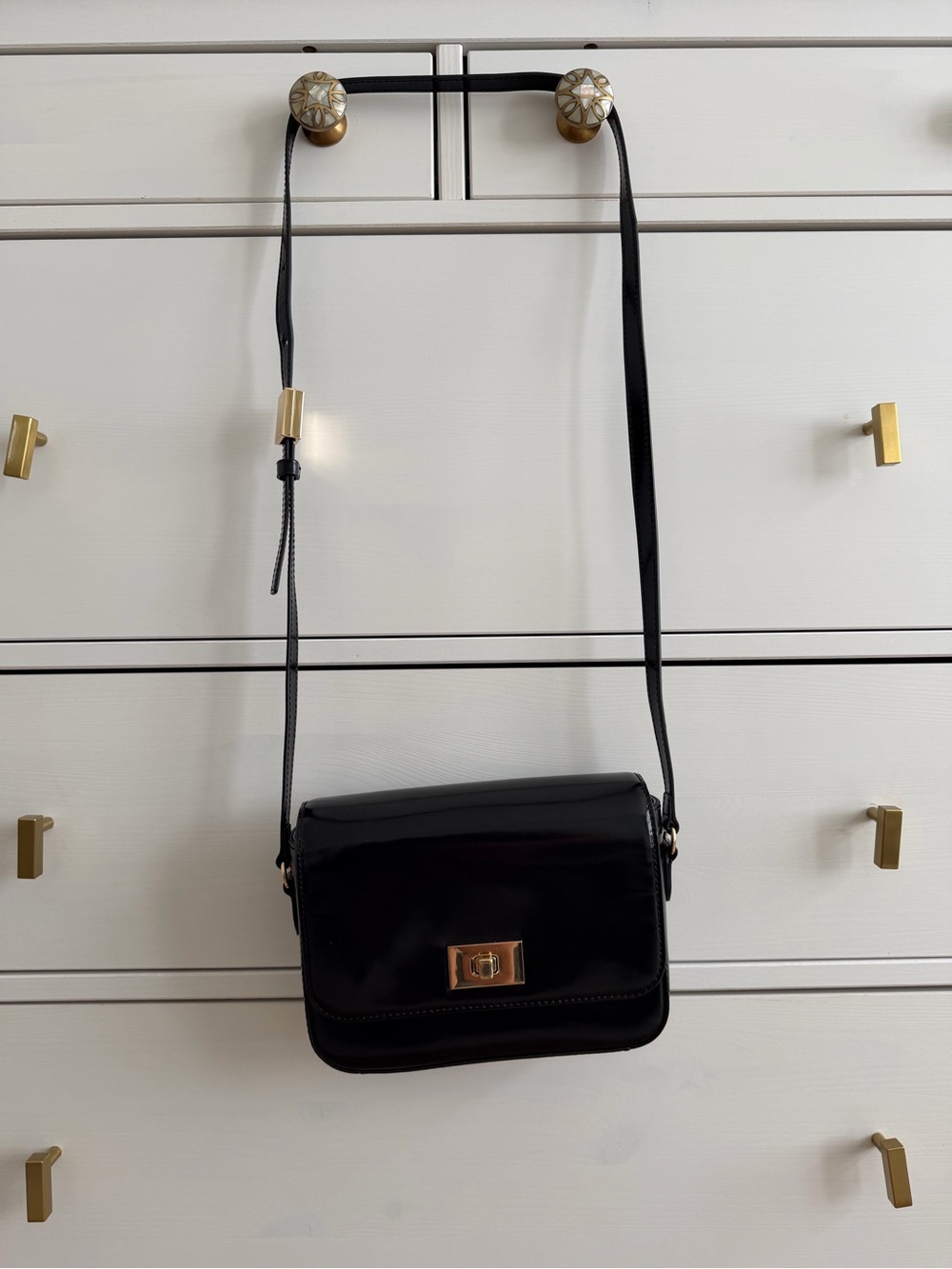 NWT J Crew Black Edie Crossbody Purse